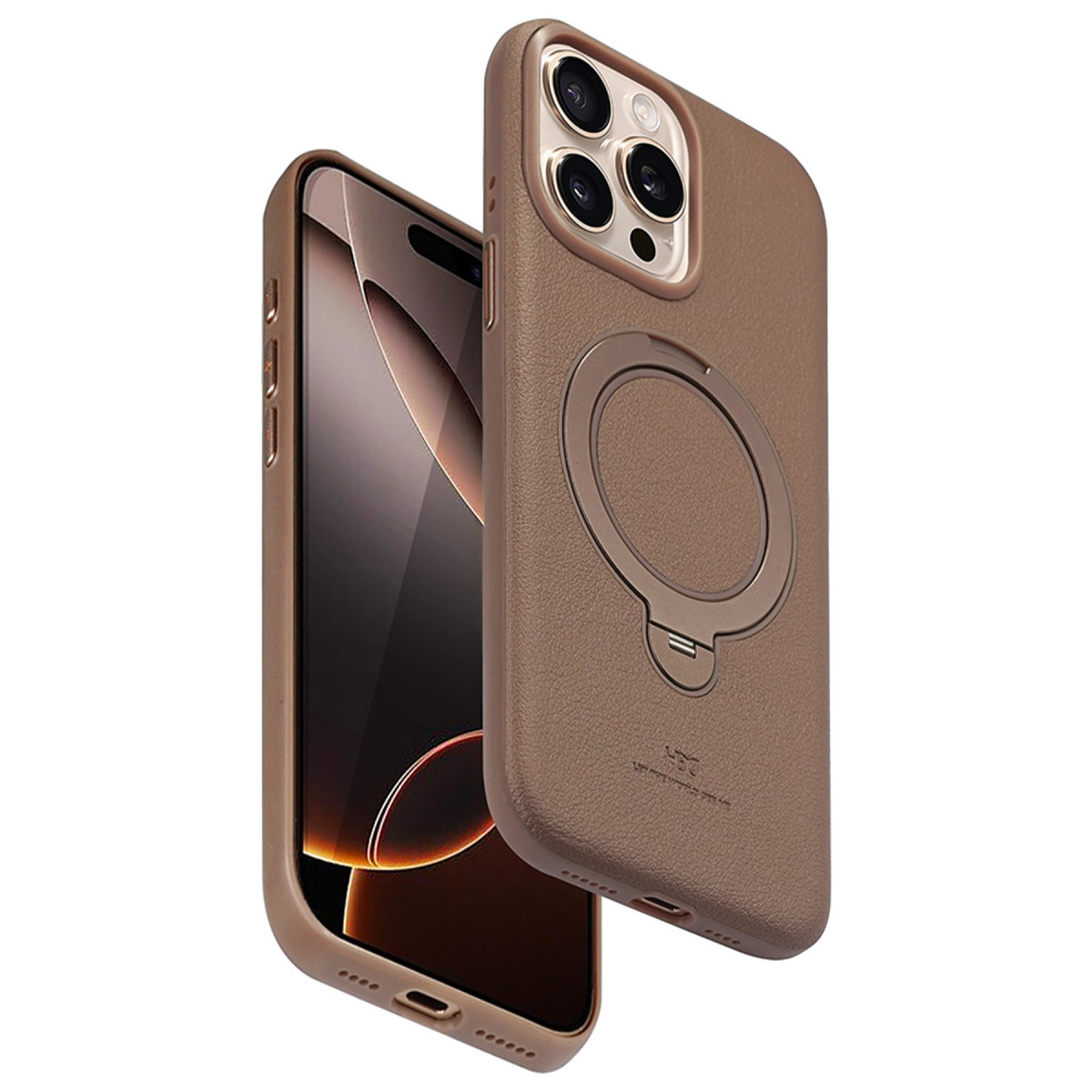 hdd-iphone-14-pro-max-vapor-deri-magsafe-standli-kilif-gold-web HDD Apple iPhone 14 Pro Max Vapor Deri Magsafe Standlı Kılıf - Gold - Görsel 1