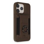 HDD Apple iPhone 15 Pro HBC-228 Havana Magnet Kartvizitli Kapak - Titan Gri