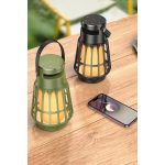 Hoco. BS61 Wild Fun Kamp Işıklı Bluetooth Kablosuz Hoparlör - Yeşil - Görsel 4