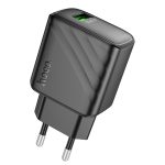 Hoco. CS21A Rich 18W USB 3.0 QC Çıkışlı Hızlı Şarj Aleti - Siyah