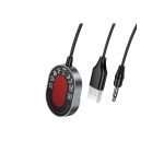 Hoco. E150 Tak Çalıştır AUX Bluetooth Ses Dönüştürücü - Gri - Görsel 5