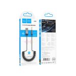 Hoco. E78 Tak Çalıştır BT Alıcılı 3.5mm Esnek Aux Kablo - Gri - Görsel 4