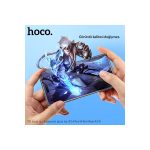 Hoco. Apple iPhone 14 Pro Max 9D Dustproof Cam Ekran Koruyucu - Siyah - Görsel 7