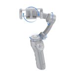 Hoco. K24 360 Derece Otomatik Yüz Takipli Tripodlu Akıllı Selfie Gimbal - Gri - Görsel 5