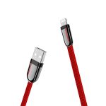 Hoco. U74 USB to Lightning Şarj Data Kablosu - Kırmızı - Görsel 3