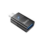 Hoco. UA36B Tak Çalıştır Type-C to USB 3.0 Dönüştürücü - Siyah