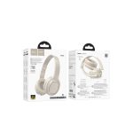 Hoco. W46 Charm Aux Destekli Bluetooth Kablosuz Kulaklık - Beyaz - Görsel 4