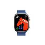 Hoco. Apple Watch 38mm AS102 Silikon Kordon - Koyu Mavi-Açık Mavi