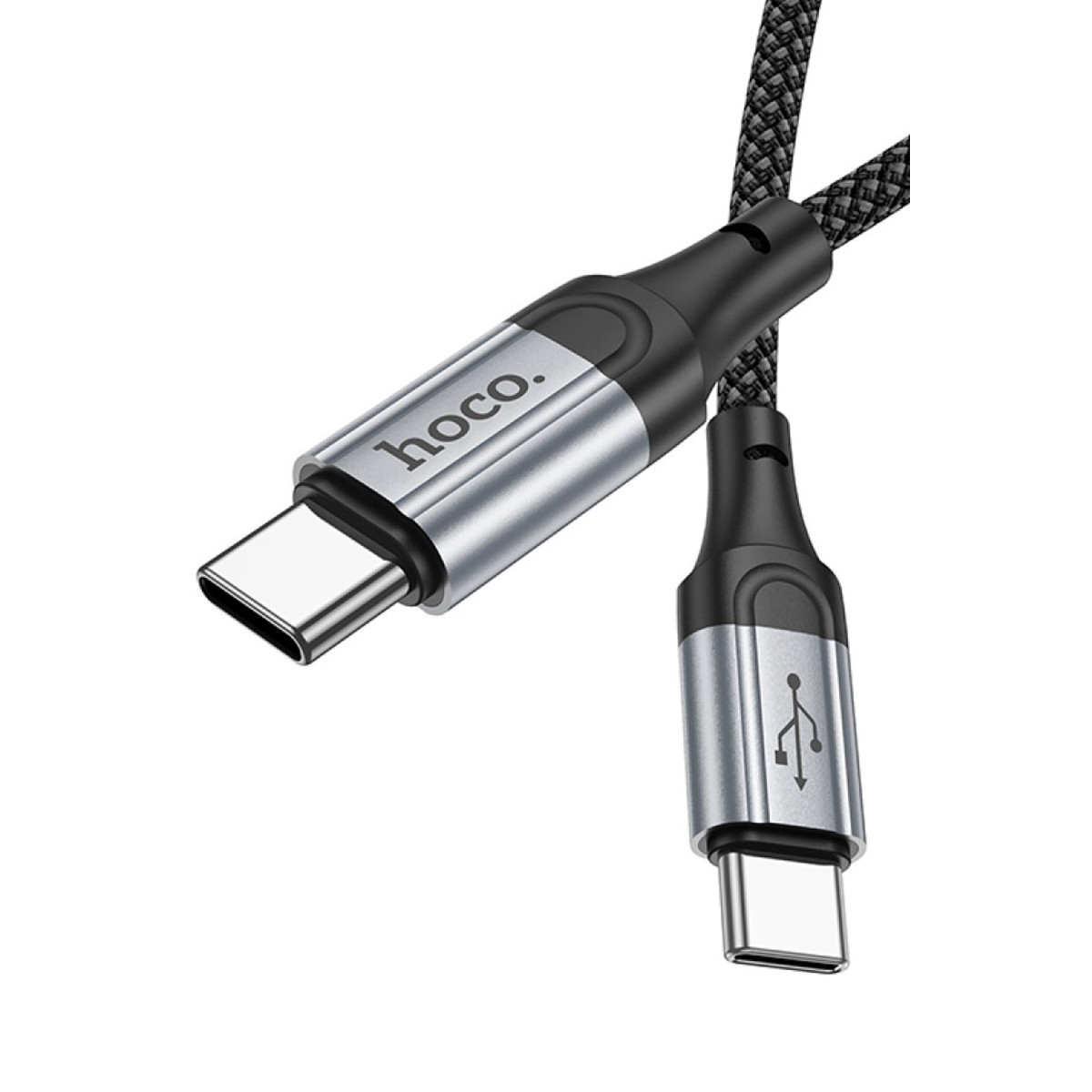 Hoco. X102 Fresh 1M 60W Type-C to Type-C PD Hızlı Şarj Data Kablosu – Siyah görseli 3