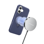 Keephone Apple iPhone 16 Magi Pro Standlı Magsafe Kapak - Mavi - Görsel 3