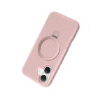 Keephone Apple iPhone 16 Magi Pro Standlı Magsafe Kapak - Pembe - Görsel 2