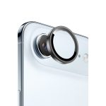 Keephone Apple iPhone 17 Air Bright PVD Metal Kamera Lens - Siyah