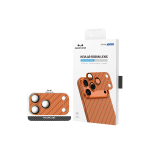 Keephone Apple iPhone 17 Pro Max Kevlar Robin Kamera Lens Koruyucu - Turuncu