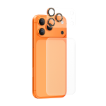 Keephone Apple iPhone 17 Pro Sapphire Vita Arka Film Ve Kamera Lens Koruyucu - Turuncu