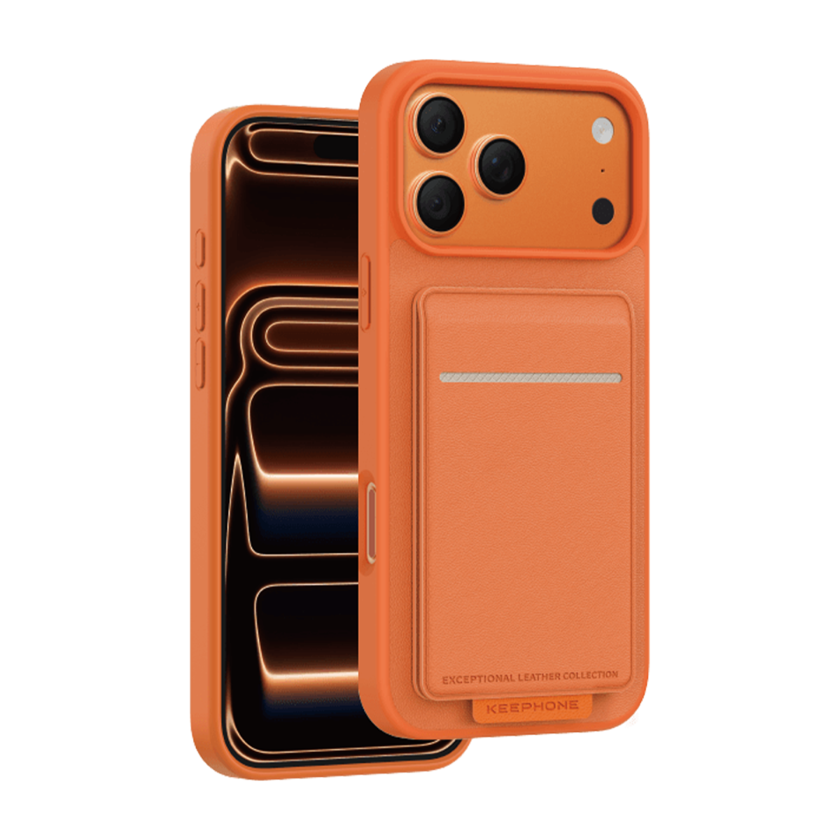 keephone-apple-iphone-17-pro-suedea-kartvizitli-standli-kapak-turuncu-web Keephone Apple iPhone 17 Pro Suedea Kartvizitli Standlı Kapak - Turuncu - Görsel 1