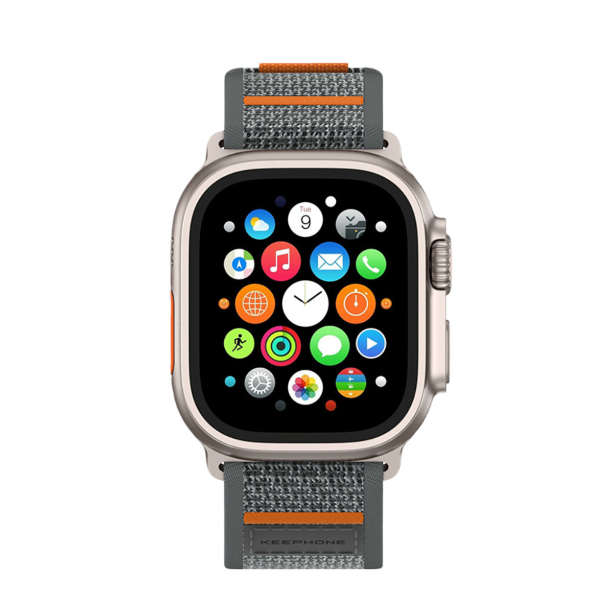 Keephone Apple Watch Ultra 2 49mm Musse Kumaş Kordon – Lacivert görseli 2