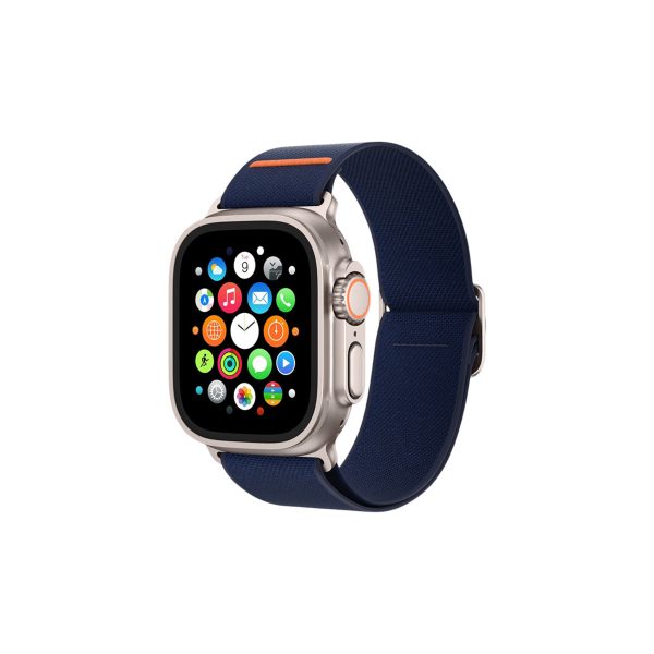 Keephone Apple Watch Ultra 2 49mm Navas Kumaş Kordon - Lacivert