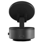 Keephone CR107 Vantuzlu 360 Derece Ayarlanabilir Kablosuz Şarj Destekli Manyetik Magsafe Telefon Tutucu - Siyah - Görsel 3