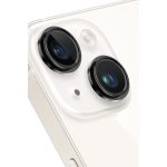 Keephone Apple iPhone 14 Capital Alüminyum AR Kamera Lens Koruyucu - Siyah