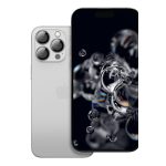 Keephone Apple iPhone 15 3D Spiral Alüminyum AR Kamera Lens Koruyucu - Siyah - Görsel 4