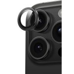 Keephone Apple iPhone 15 Pro Max Capital Alüminyum AR Kamera Lens Koruyucu - Natural Titanyum - Görsel 2