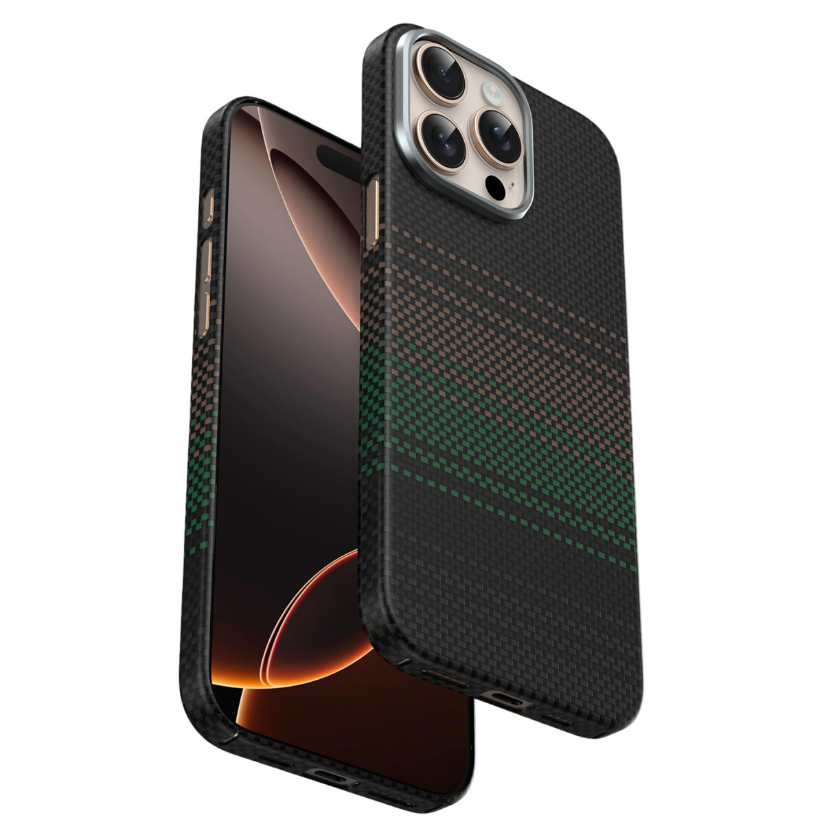 keephone-iphone-15-pro-max-kevlar-seanova-magsafe-kilif-safak-web Keephone Apple iPhone 15 Pro Max Kevlar Seanova Magsafe Kılıf - Aurora - Görsel 1