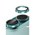 Keephone Apple iPhone 16 3D Spiral Alüminyum AR Kamera Lens Koruyucu - Mavi - Görsel 2