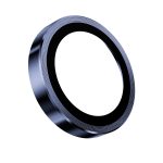 Keephone Apple iPhone 16 3D Spiral Alüminyum AR Kamera Lens Koruyucu - Mavi