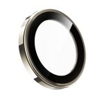Keephone Apple iPhone 16 Pro Max Bright PVD Metal Kamera Lens - Natural Grey