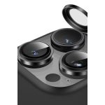 Keephone Apple iPhone 16 Pro Max Capital Alüminyum AR Kamera Lens Koruyucu - Çöl Titanyum - Görsel 2
