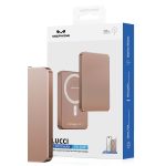 Keephone PB34 Lucci 10.000 mAh 20W Type-C 22.5W USB QC 15W Kablosuz Şarj PD Magsafe Powerbank - Titanyum - Görsel 6