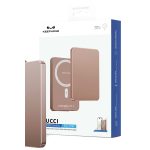Keephone PB33 Lucci 5.000 mAh 20W Type-C 15W Kablosuz Şarj PD Magsafe Powerbank - Çöl Titanyum - Görsel 5