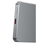 Keephone PB33 Lucci 5.000 mAh 20W Type-C 15W Kablosuz Şarj PD Magsafe Powerbank - Koyu Gri - Görsel 4