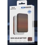 Keephone PB56 Kavos Kevlar 10.000 mAh 20W Type-C ve Semi Solid Destekli Powerbank - Kahverengi - Görsel 5