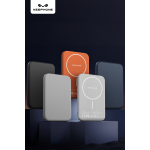 Keephone PB57 Peekaboo 5.000 mAh 20W PD ve 15W MagSafe Uyumlu Powerbank - Turuncu - Görsel 5