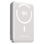 Keephone PB63 KUPPA 10000 mAh 25W Qi2 MagSafe Manyetik ve Semi-Solid Destekli Powerbank - Beyaz - Görsel 2