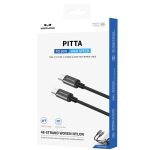 Keephone Pitta 1.2M 27W Örgülü Type-C to Lightning PD Hızlı Şarj Data Kablosu - Titanyum - Görsel 6