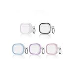 Movenchy Apple Airpods Pro 2 (2.nesil) Shiny Şeffaf Kılıf - Siyah - Görsel 3