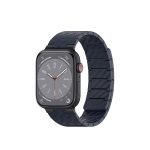 Movenchy Apple Watch 45mm Carbon Steel Kordon - Lacivert