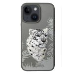Santa Barbara Polo Racquet Club Apple iPhone 14 Savanna Kapak - Snow Leopard Siyah