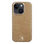 Santa Barbara Polo Racquet Club Apple iPhone 15 Aurora Simli Kapak - Gold