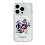 Santa Barbara Polo Racquet Club Apple iPhone 15 Pro Max Willie Şeffaf Magsafe Kapak - Painting