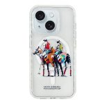 Santa Barbara Polo Racquet Club Apple iPhone 15 Willie Şeffaf Magsafe Kapak - Geometry