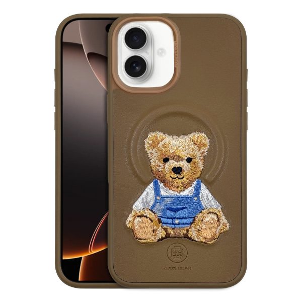 ZuckBear Apple iPhone 16 Everley Magsafe Kapak - Gold