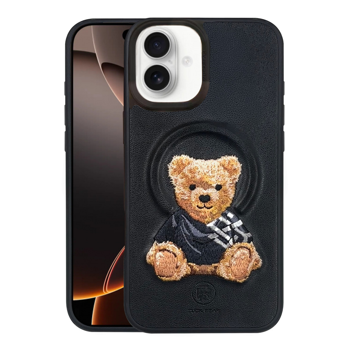 ZuckBear Apple iPhone 16 Everley Magsafe Kapak – Siyah görseli 1