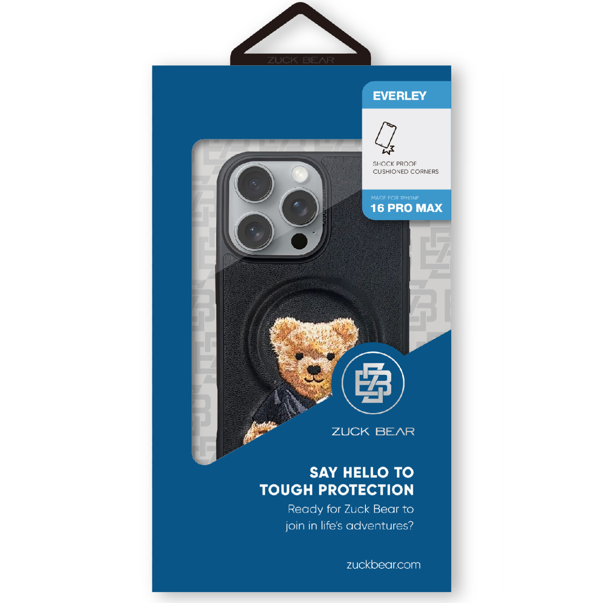 ZuckBear Apple iPhone 16 Pro Everley Magsafe Kapak – Siyah görseli 5