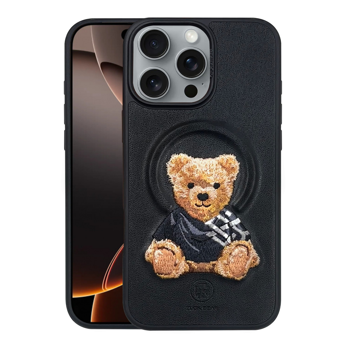 ZuckBear Apple iPhone 16 Pro Everley Magsafe Kapak – Siyah görseli 1