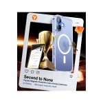 Torras Apple iPhone 16 Diamond Clear Magsafe Kılıf - Şeffaf - Görsel 5