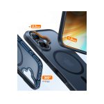 Torras Apple iPhone 16 Guardian Magsafe Kılıf - Siyah - Görsel 5