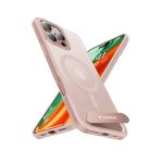 Torras Apple iPhone 16 Pro Max P Stand Serisi Magsafe Kılıf - Çöl Titanyum